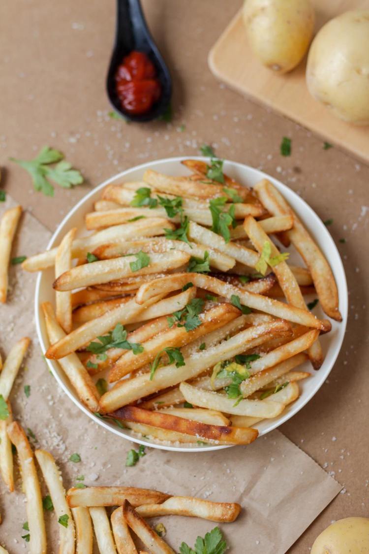 Potatoes Recipe - Homemade Sea Salt and Herb French Fries