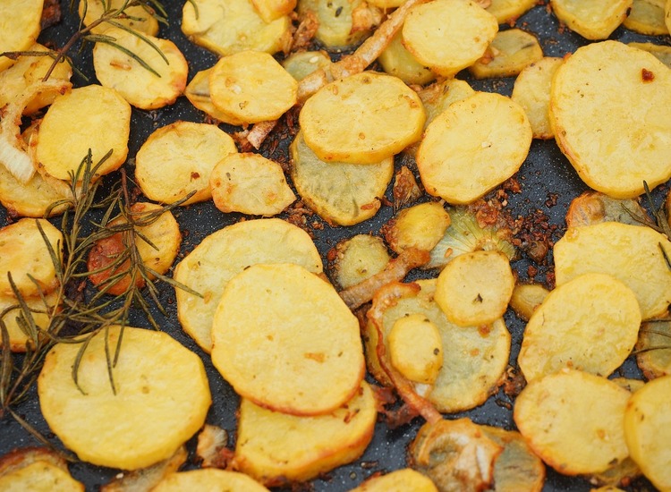 Rosemary Crispy Potato Skins - Potato Recipe
